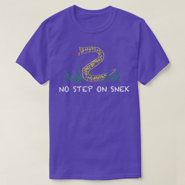 Inget steg på Snek (2) T Shirt (Design framsida)