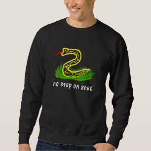 Inget steg på Snek Funny Memine Lång Ärmad Tröja
