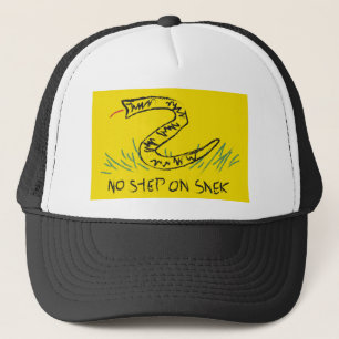 Inget steg på Snek Gadsden-Flagga Keps