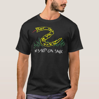 Inget steg på Snek Gadsden-Flagga T Shirt