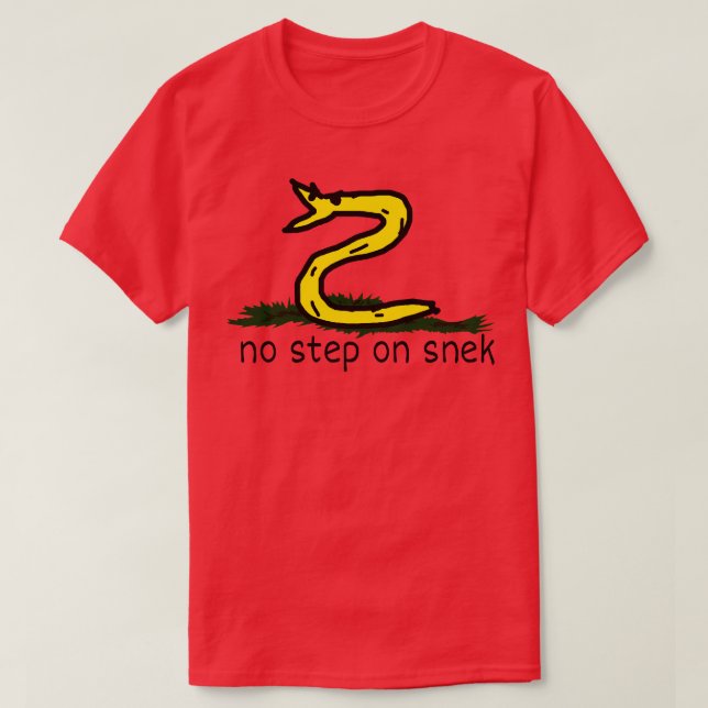 Inget steg på Snek Hat T Shirt (Design framsida)