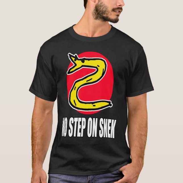 Inget steg på Snek T Shirt (Framsida)
