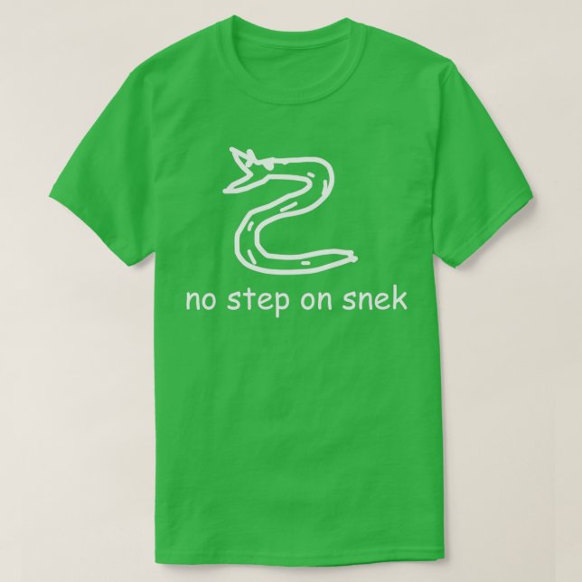 Inget steg på Snek TShirt Classic TShirt  T Shirt (Design framsida)