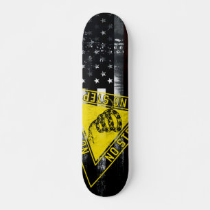 INGET STEP Gadsden Snake Industrial American Flagg Mini Skateboard Bräda 18,5 Cm