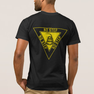INGET STEP Gadsden Snake Military Aviation T Shirt