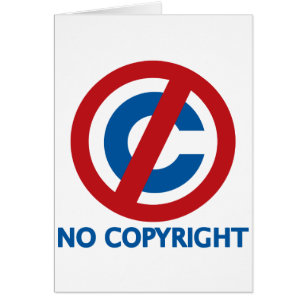 Inget ta copyrightt på hälsningskort