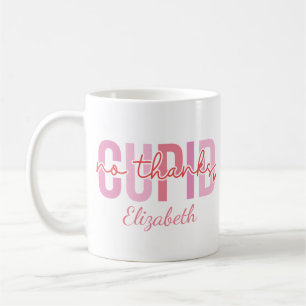 Inget tack för Cupid-nyans anpassade namn Alla hjä Kaffemugg