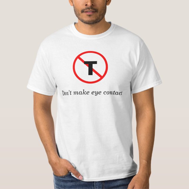 Inget tack T T-shirt (Framsida)
