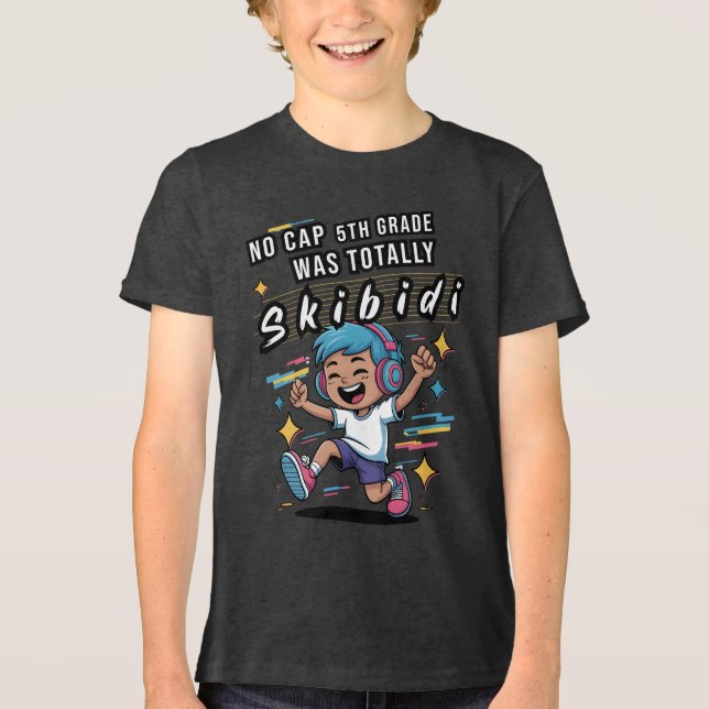 Inget tak 5:e Klass var totalt Skibidi T Shirt (Framsida)