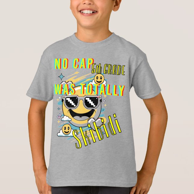 Inget tak 5:e Klass var totalt Skibidi T Shirt (Framsida)