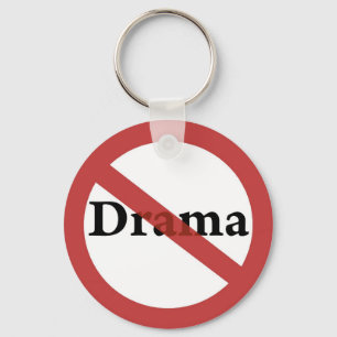Inget tillåtet drama! nyckelring