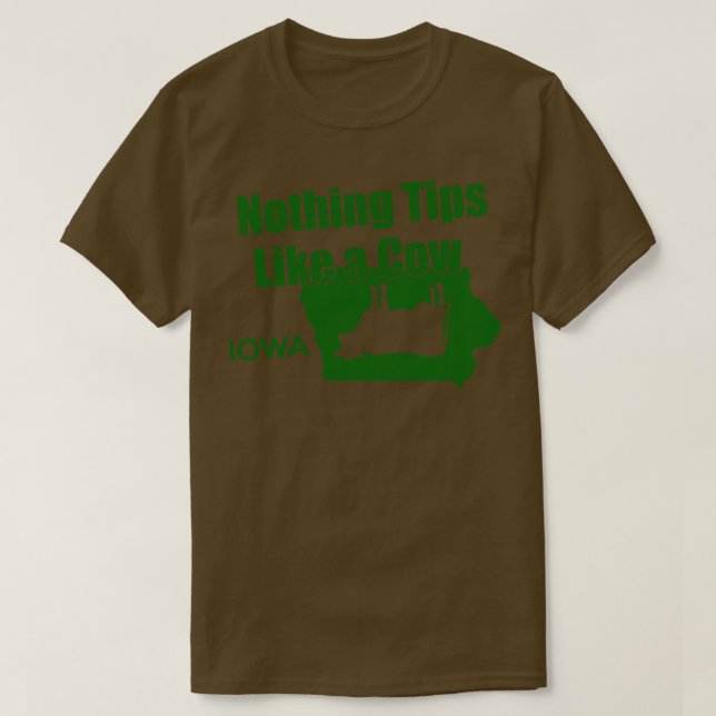 Inget tips som en Cow TShirt T Shirt (Design framsida)