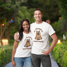 Inget tomt huvud, Capybara Funny Meme T Shirt