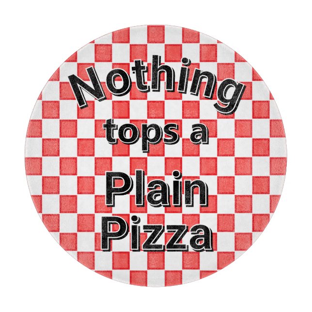 Inget Toppar a Plain Pizza (Framsidan)