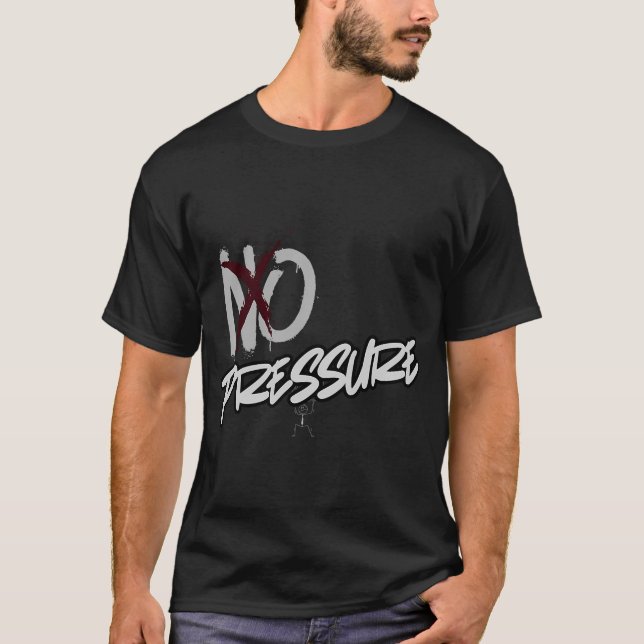 Inget tryck - Minimal chill citatdesign T Shirt (Framsida)
