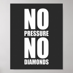 Inget tryck på diamanter Motivering