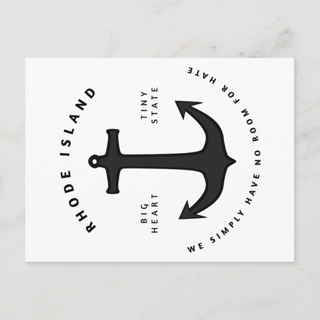 Inget utrymme för Hate Postcard Vykort (Framsida)