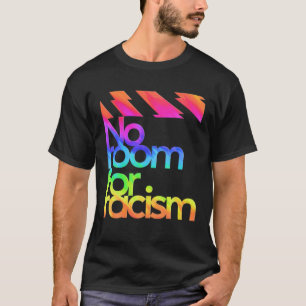Inget utrymme för rasism, liv och idrottsmedvetan t shirt