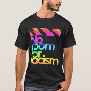Inget utrymme för rasism, liv och idrottsmedvetand t shirt