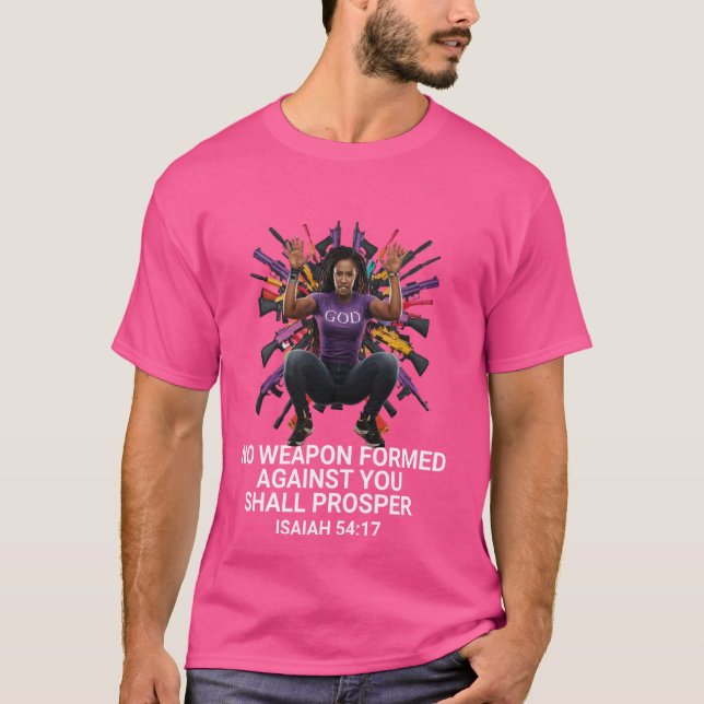 Inget vapen som har bildats mot mig ska blomstra - t shirt (Framsida)