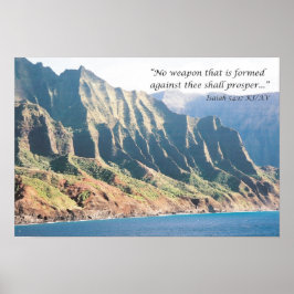 Inget vapen som har skapats mot dig ska blomstra P Poster