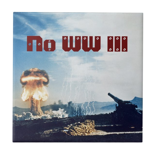 Inget Världskrig III Kakelplatta (Framsidan)