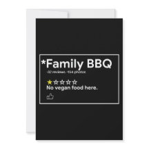 Inget veganfoder för familjen BBQ