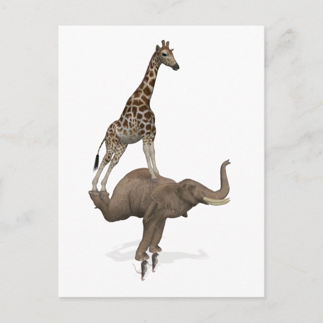 Inget verkar omöjligt för bästa vänner helg vykort (Framsida)