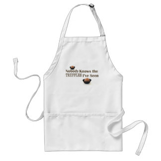 Inget vet tryfflarna som jag har sett förkläde