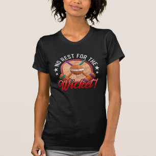 Inget vila för Wicket fruktbart Croquet-Gräsmatt T Shirt