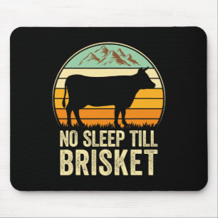 Inget viloläge till Brisket Funny Bbq Älskare Smok Musmatta