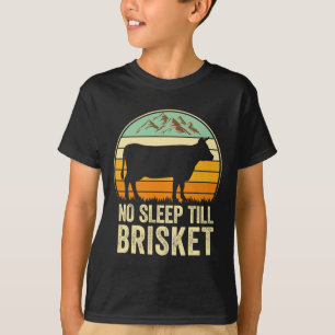 Inget viloläge till Brisket Funny Bbq Älskare Smok T Shirt