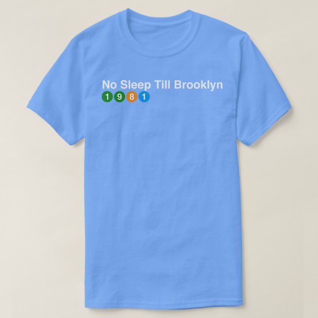 Inget viloläge till Brooklyn 1981-Tanktop T Shirt (Design framsida)