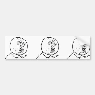 INGET Y U (original) - bildekal