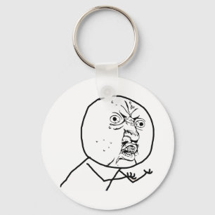 INGET Y U (original) - Keychain Nyckelring