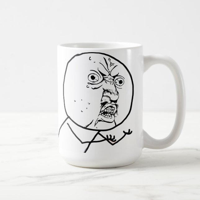 INGET Y U (original) - mugg (Höger)