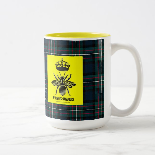 Ingift Ferganon mugg den Ferguson klan (Höger)