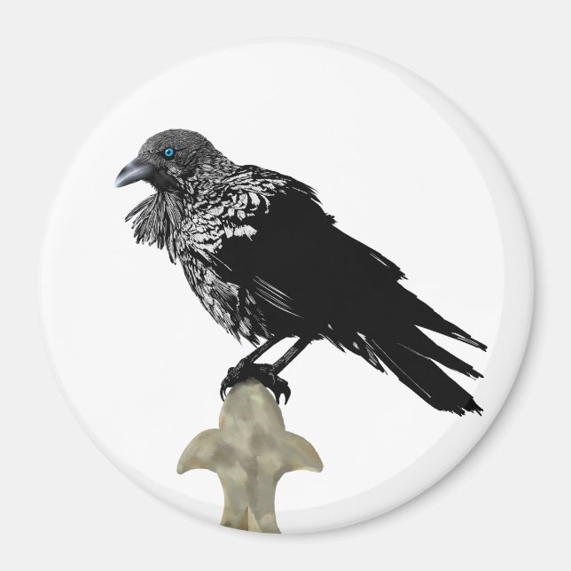 Ingiven Raven Magnet (Framsidan)