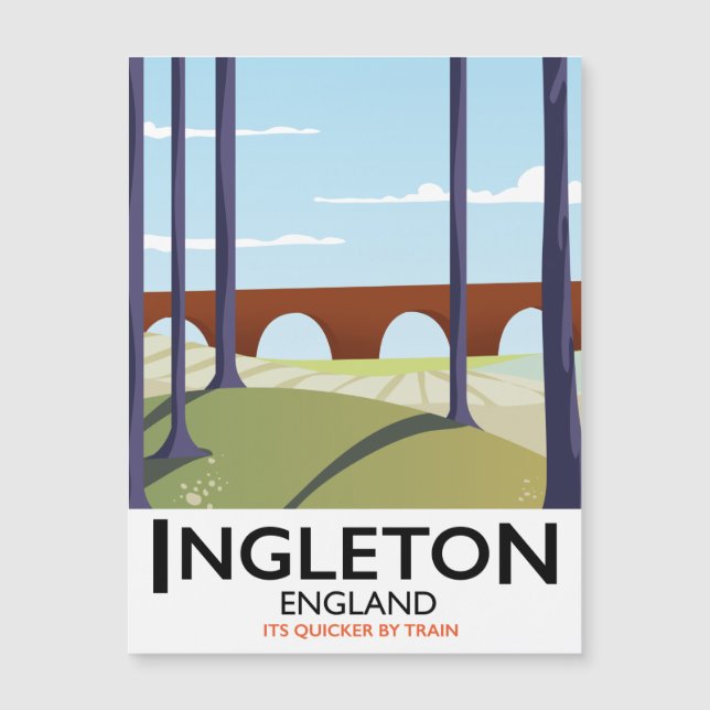 Ingleton Englands tåg-resesposer (Framsida)