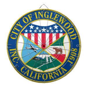 Inglewood California City Seal Darttavla