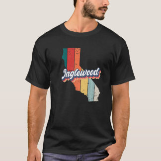Inglewood City Retro Vintage Hemstad Kalifornien P T Shirt