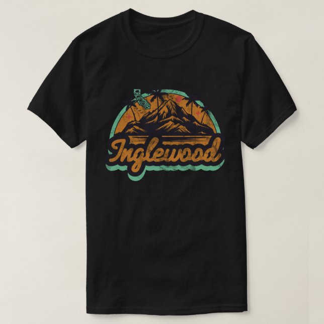 Inglewood, Kalifornien T Shirt (Design framsida)