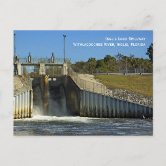 Inglis Lock Spillway-vykort Vykort