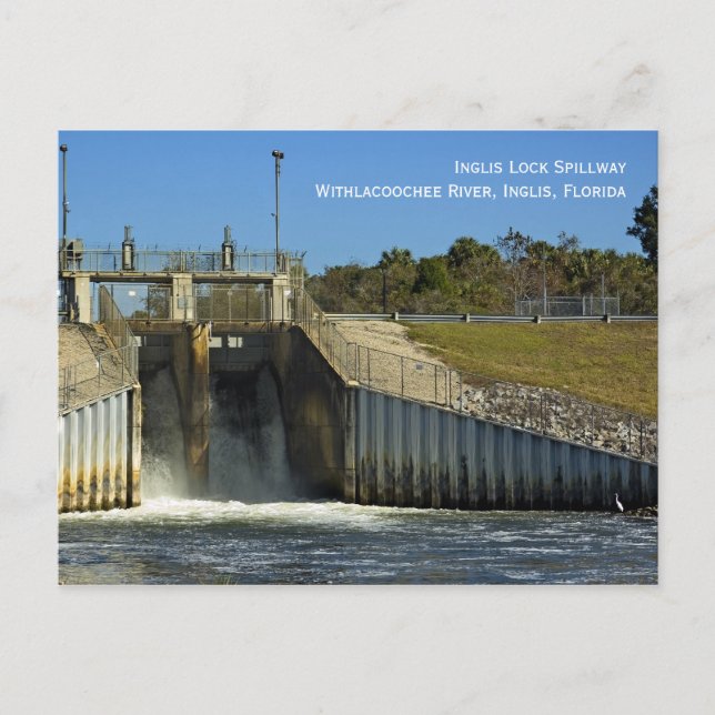 Inglis Lock Spillway-vykort Vykort (Framsida)