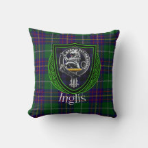Inglis Scottish Klan Tartan & Vapensköld