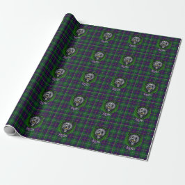 Inglis skotska klan tartan och vapensköld presentpapper