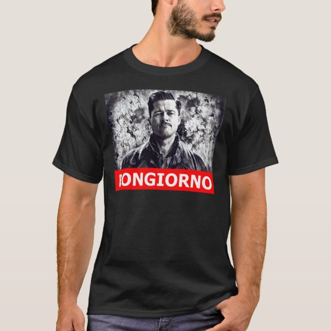 Ingloriösa asterder Aldo Raine Classic T-Shirt (Framsida)
