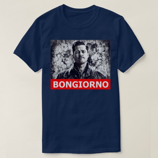 Inglorious Basterds Aldo Raine T Shirt (Design framsida)