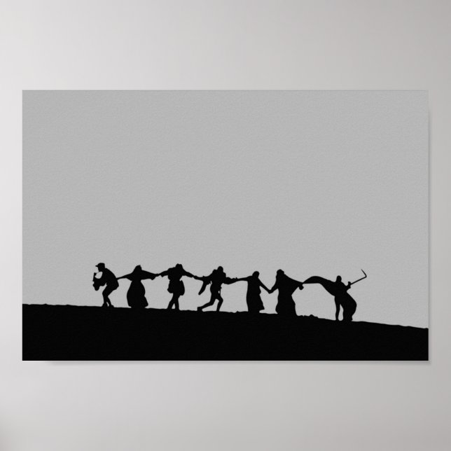 Ingmar Bergmans sjunde försegling Poster (Framsidan)