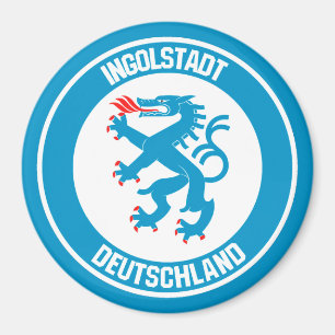 Ingolstadt Round Emblem Magnet